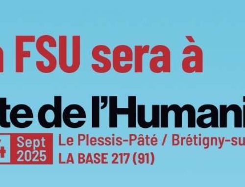 La FSU sera à la Fête de l’Humanité 12/13/14 septembre : découvrez ici notre programme !