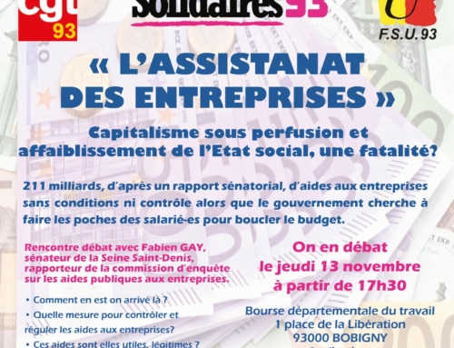 Jeudi 13 novembre : Budget 2026 meeting intersyndical