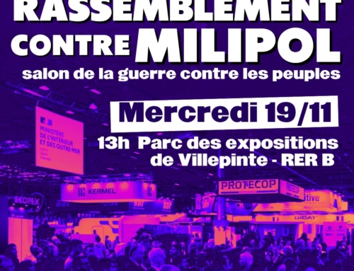 Rassemblement contre Milipol