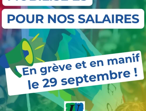 Pour les salaires des agent.es publics, mobilisation le 29 septembre !